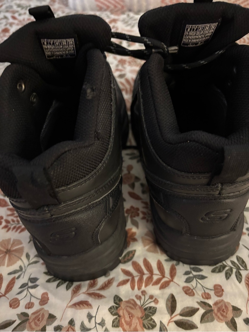 Skechers Women's Black Lace-Up Hiking Boots - Picture 6 of 7